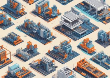 Weber Shandwick - Futures (generated by ai) Low poly printing press grid