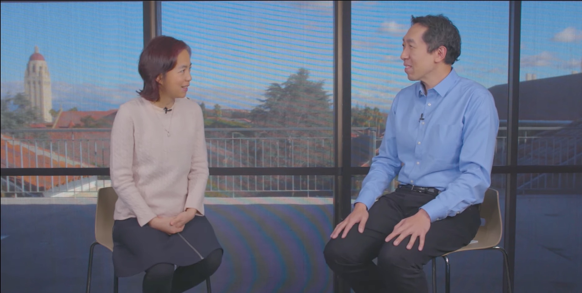 Andrew Ng and Fei-Fei Li Discuss Human-Centered Artifical Intelligence