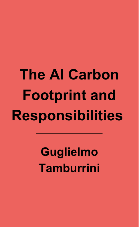 The AI Carbon Footprint and Responsibilities 