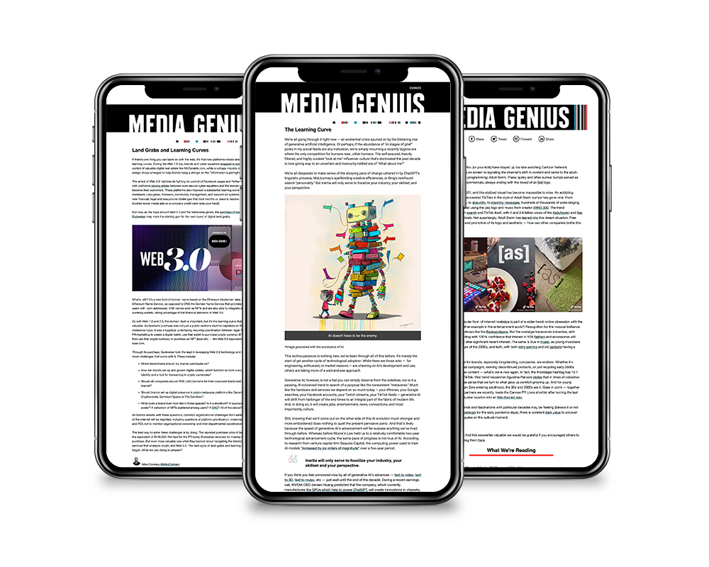 Weber Shandwick - Futures Media Genius Newsletters - Generated by AI