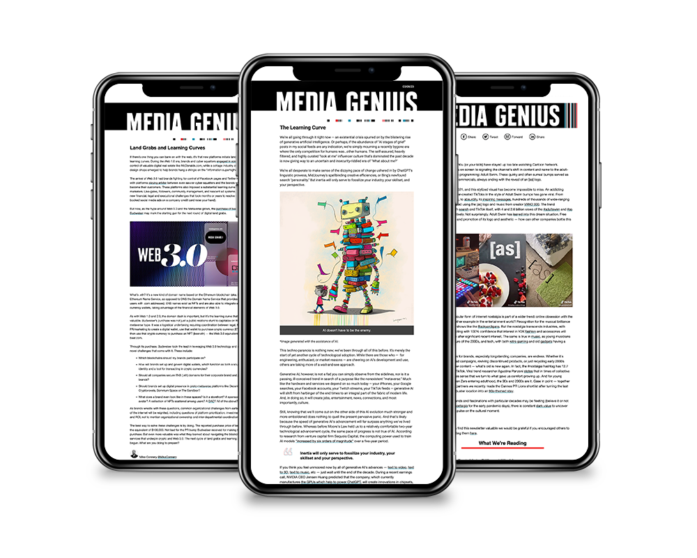 Weber Shandwick - Futures Media Genius Newsletters - Generated by AI