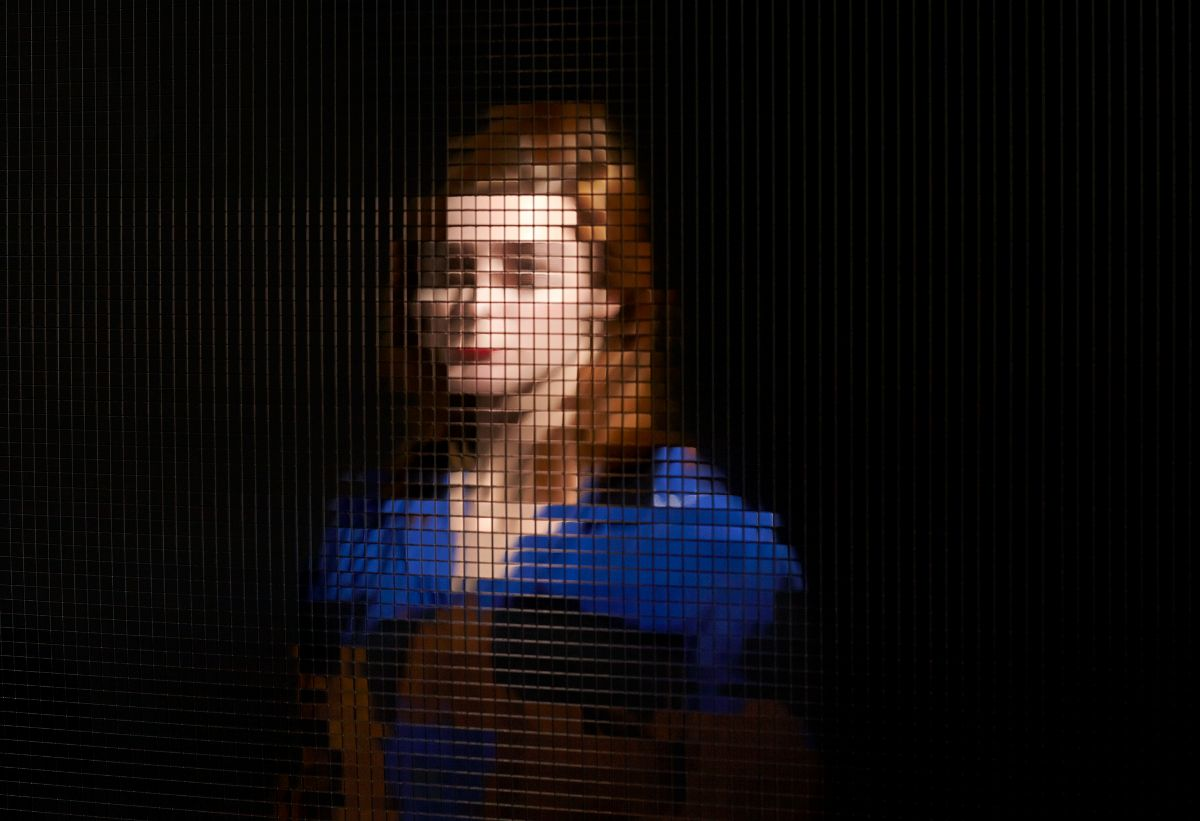 Weber Shandwick - Futures Pixelated woman - Generated by AI